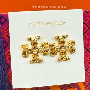 Tory Burch Gold Roxanne Stud Earrings